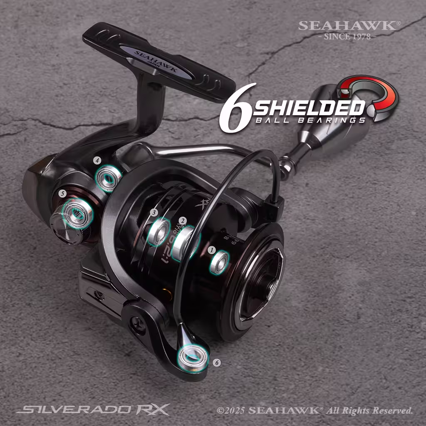 SILVERADO RX 6000 GR:4.9:1 SPINNING REEL