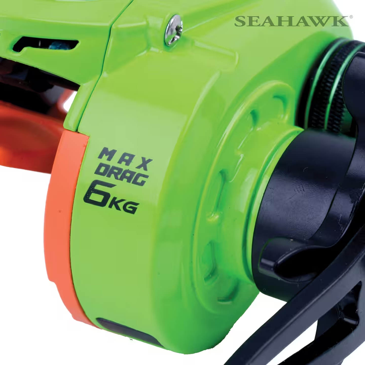 BASS HUNTER 103HSL GR 7.5:1 YELLOW BAITCASTING REEL