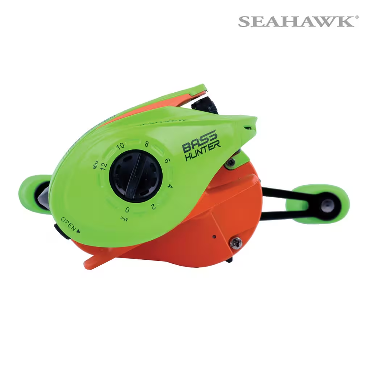 BASS HUNTER 103HSL GR 7.5:1 YELLOW BAITCASTING REEL