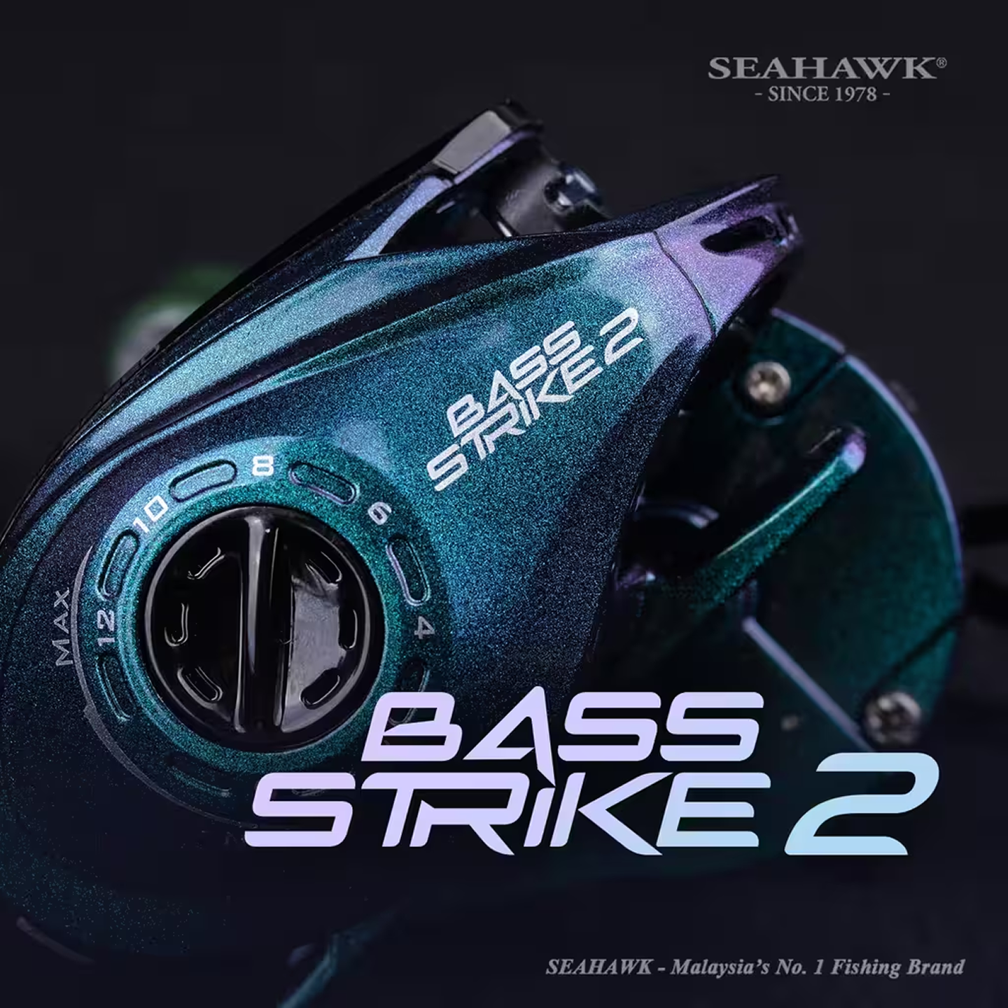 BASS STRIKE 2 103HSL GR:7.5:1 BAITCASTING REEL