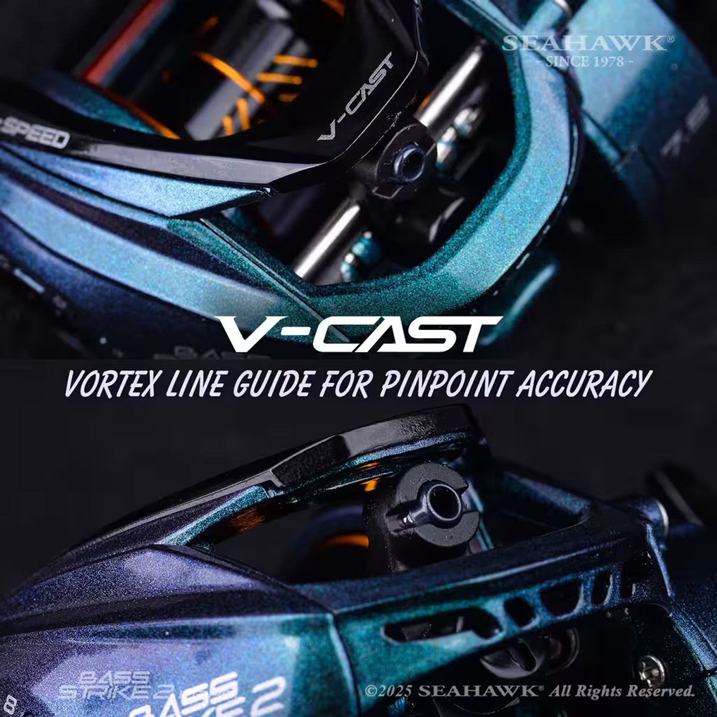 BASS STRIKE 2 103HSL GR:7.5:1 BAITCASTING REEL